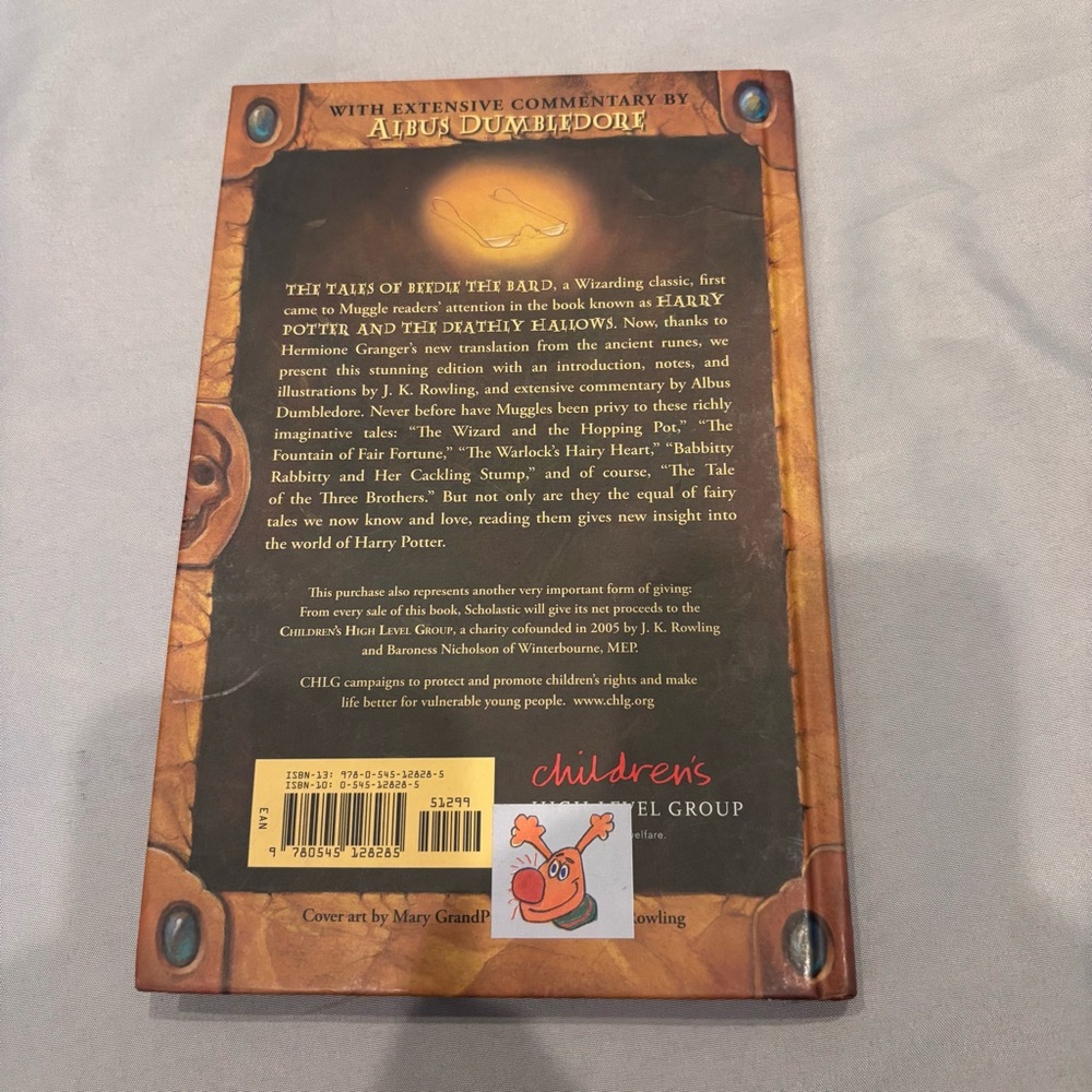 Classic Books From Library Of Hogwarts 2001 Fantastic Beasts Quidditch Beedle - Picture 6 of 6